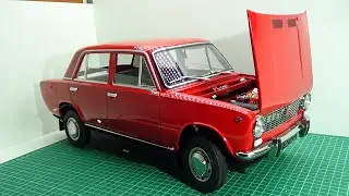 Сборка ВаЗ 2101(Жигули) №118 №119 Hachette 1/8