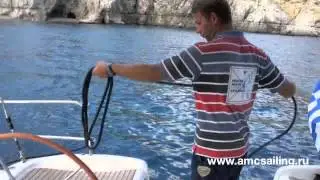 Яхтенная школа АМС. Подготовка швартового