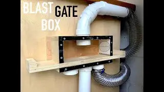 Blast Gate Box with 2" PVC Ports!