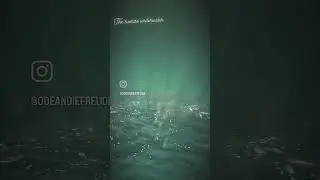 Sunrise underwater