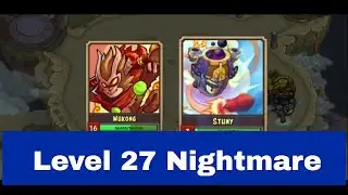 King of Defense Level 27 Nightmare | Stage 27 Nightmare King of Defense 3 star | Stuny pet
