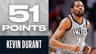 KD 51 points vs Pistons
