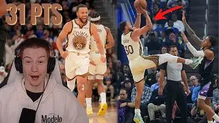 Stephen Curry COOKED! Reacting to Warriors vs Jazz!