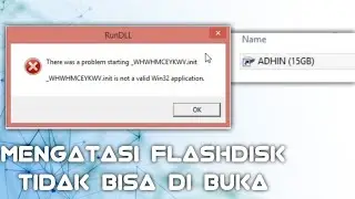 cara mengatasi flashdisk tidak bisa di buka