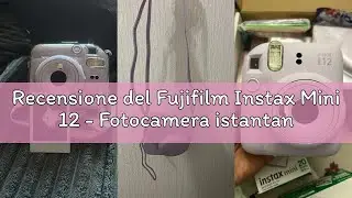 Recensione del Fujifilm Instax Mini 12 - Fotocamera istantanea con confezione da 40 pellicole, color