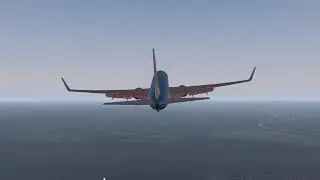 Boeing 737-800 Поломка стабилизатора после взлёта / stabilizer breakdown after takeoff