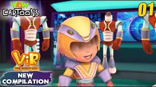 Vir the robot boy | Action Cartoon Video | New Compilation - 01| Kids Cartoons | Wow Cartoons