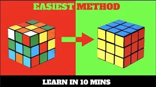 how to SOLVE A RUBIK'S CUBE (Learn in 10 minutes)
