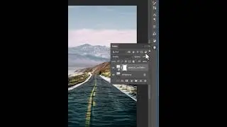 Wavy water reflection effect in photoshop #photoshop  #shorts #trending