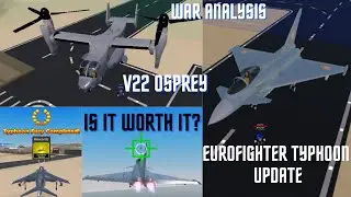 V22 Osprey and Eurofighter Typhoon Update in War Tycoon Roblox