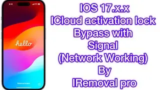 Unlocking IOS 17 X X with One Click iRemoval Pro iCloud Bypass