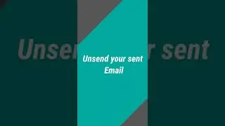 Undo sent your sending email in Gmail | This 4 Tech  - #this4tech #gmailtricks #gmail