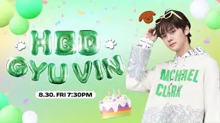 [ZB1 B-DAY LIVE] We wish Happy Birthday to GYU VIN
