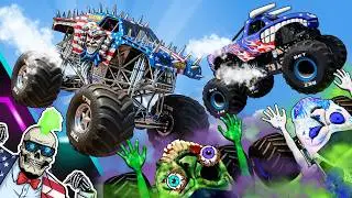Monster Jam INSANE Racing, Freestyle and High Speed Jumps 