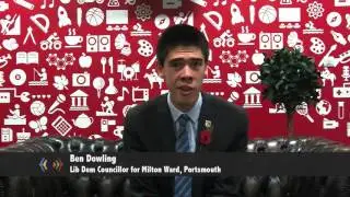 Portsmouth VideoTalks: Ben Dowling, Liberal Democrats- Smoking Areas