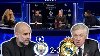 Manchester City vs Real Madrid 2-3 Thierry Henry  & Carragher Reactions