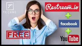 Como transmitir LIVE para duas plataformas ao mesmo tempo com Restream | Tutorial | Techne Soluções