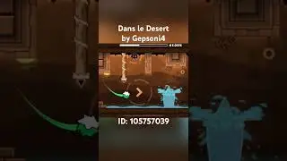 Name meaning "in the desert"; good coin placements #geometrydash #gd #minecraft