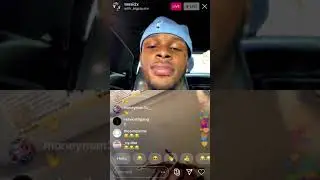 Toosii on IG live riding in his demon