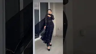 Black Suit 🫶🏻 #salwarsuit #blackkurta #indianwear #grwm