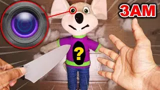 CUTTING OPEN HAUNTED CHUCK E CHEESE DOLL AT 3AM!! *WHAT’S INSIDE CHUCK E CHEESE*