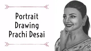 Portrait Drawing Prachi Desai