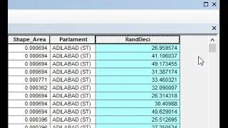 ArcGIS 10.x - Create Random Decimal Values - Python - Field Calculator