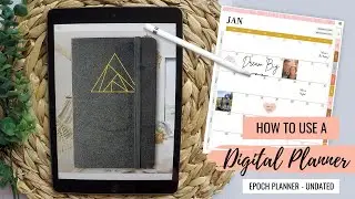 How to Use a Digital Planner on the iPad in GoodNotes app (Epoch Planner - Undated)