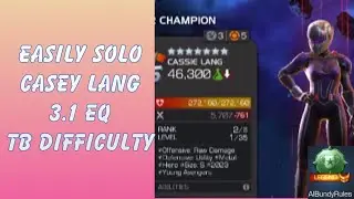 How to easily solo Casey Lang, 3.1 EQ Boss TB Difficulty