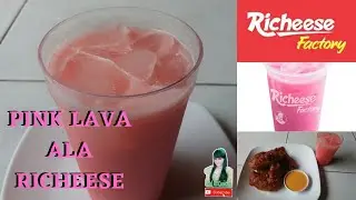 Resep Cara membuat Pink Lava ala Richeese cuma 3 bahan saja
