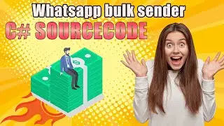 whatsapp bulk sender c#sourcecode #whatsapp #NET