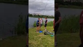 ❓Рака споймали на удочку