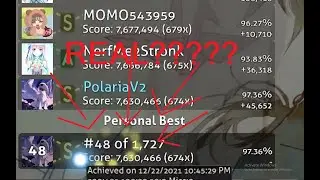 My first ever top 50 score on a beatmap!