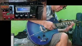 Gibson Les Paul Studio installed with Graphtech Ghost Pickup | Roland GR55 Synth