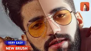 Super Smooth Face Retouch 😲 | Autodesk Sketchbook New Brush |High-End Skin Retouching 🔥 | Autodesk