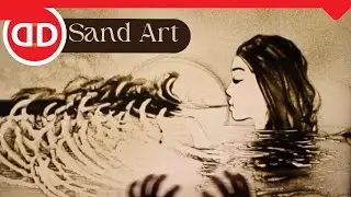 Reverse Sand Art 1👀 Reverse Video Magic! 🎃 Now that's satisfying 🎃 #oddlens #reversevideomagic