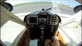 Flying the Tecnam Echo P92 MKII into Venice (VNC) for lunch.
