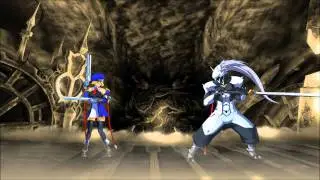BlazBlue Calamaty Trigger Gameplay 9600m GT PC HD