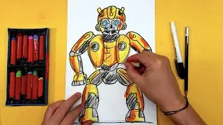 How to draw Transformers Bumblebee