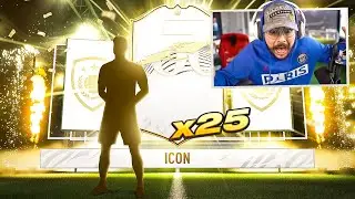 ICON IN A FREE PACK!! 25 ICON PACKS!! FIFA 21