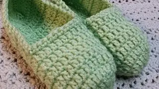 How To Crochet Women's Ballet Slippers