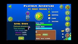 Прохождение Демона (Platinum Adventure) В Geometry Dash!