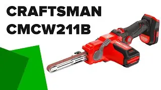 CRAFTSMAN CMCW211B Review. Detail Belt Sander