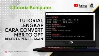 CARA CONVERT MBR TO GPT