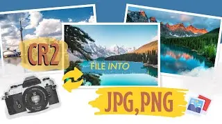 ⁣Freely convert unlimited CR2 files into JPG or PNG.