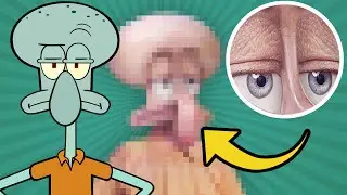 Squidward Tentacles In Real Life - Human Version  ( PHOTOSHOP )