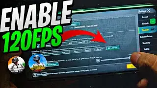 (New Method) Enable 120FPS on any Device BGMI & PUBG ✅| No GFX tool❌ No Config❌