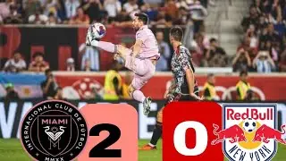 Inter Miami Vs Newyork RB 2-0 All goas and Extended highlights|| Leo Messi Goal today