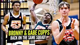 Bronny James & Gabe Cupps BACK ON THE SAME SQUAD!! SFG vs Atlanta Celtics