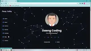 Responsive portfolio neurophsim effect